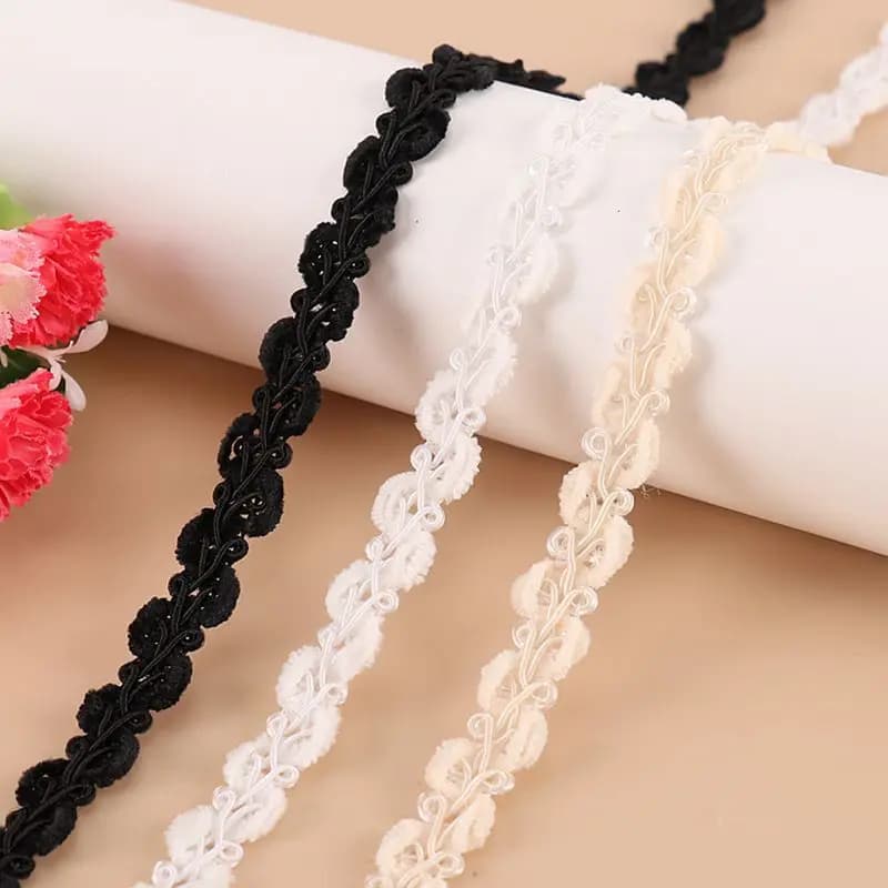 5 Meters/196,85 New Decorative Lace for Clothing, DIY Accessories for Pijamas and Curtains, Velvet Lace with Pattern Dragon and Phoenix
