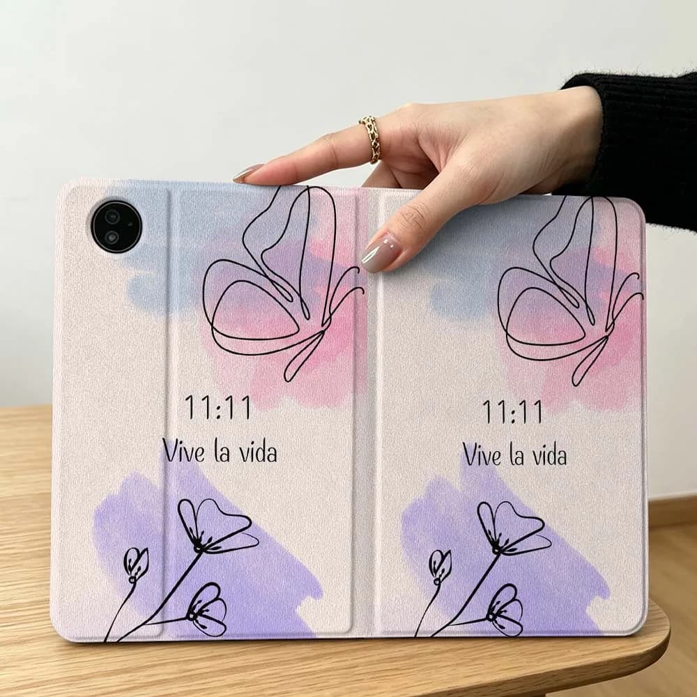Pink and Purple For Lenovo Xiaoxin Pad Pro Tab P12 P11 11 13 11.2 11.5 10.6 inch K11 Plus Tablet Case Pen Tray