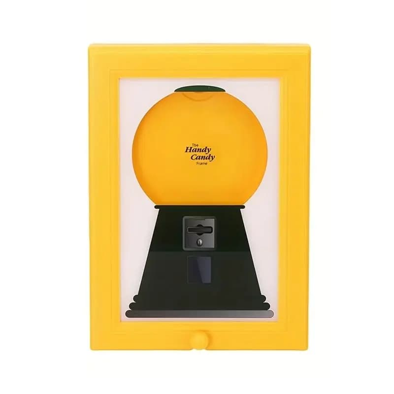 CMHI- Distributore di Caramelle da Tavolo o da Parete con Cornice Portafoto per Bambini e Adulti, Espositore di Dolciumi per Ufficio, Regalo