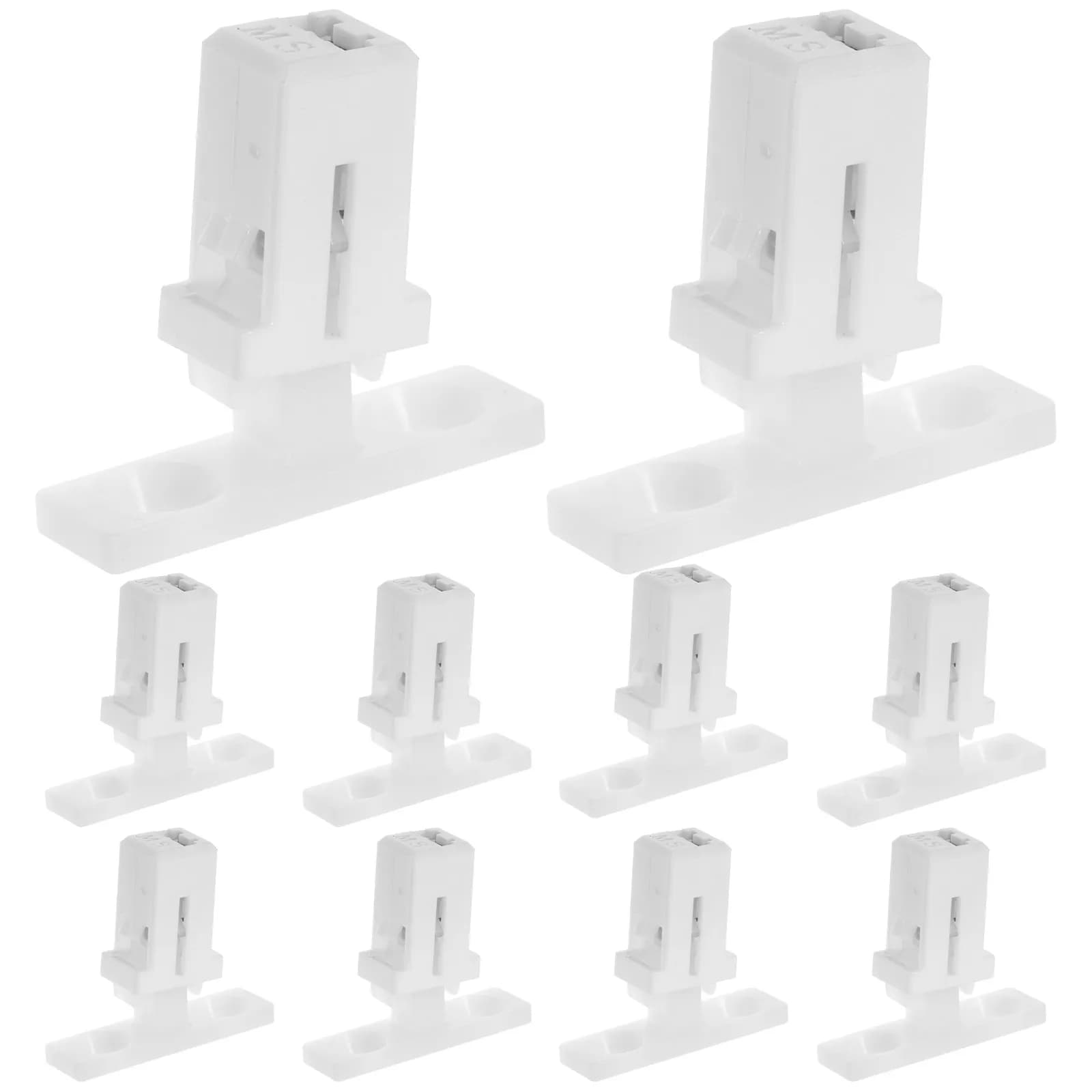 10 Set di Chiusure a Pressione per Coperchi di Bidoni della Spazzatura, Ricambio per Contenitori Rifiuti, Chiusura a Sgancio Rapido, Hardware di Fissaggio Sicuro