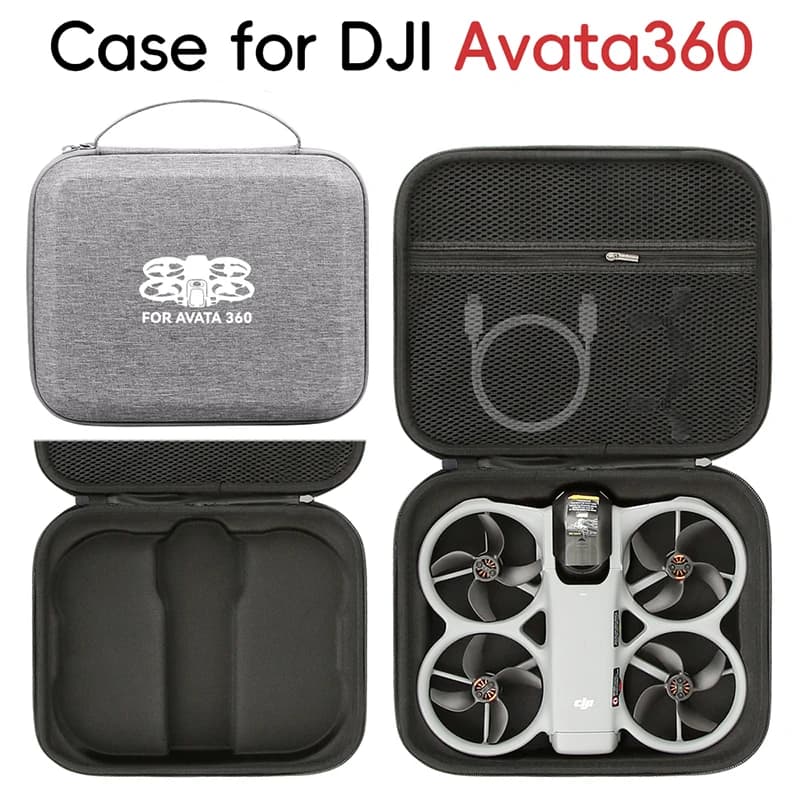 Borsa Portatile per DJI Avata 360 Drone, Custodia Protettiva in Nylon Antiurto, Borsa da Viaggio per Accessori