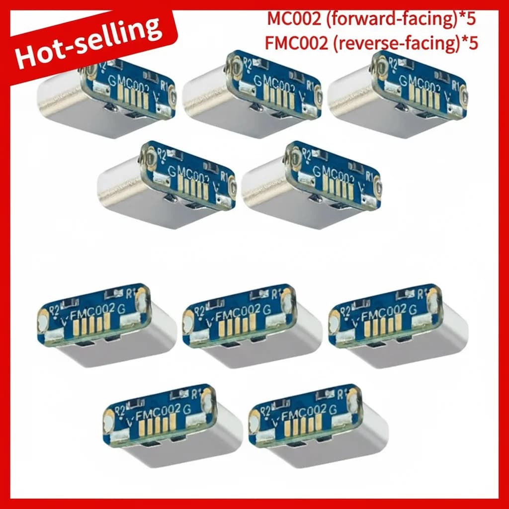 Scheda adattatore da MicroUSB a Type-C (5 pezzi), supporta la ricarica reversibile Type-C e il trasferimento dati USB 2.0, connettore convertitore fai-da-te
