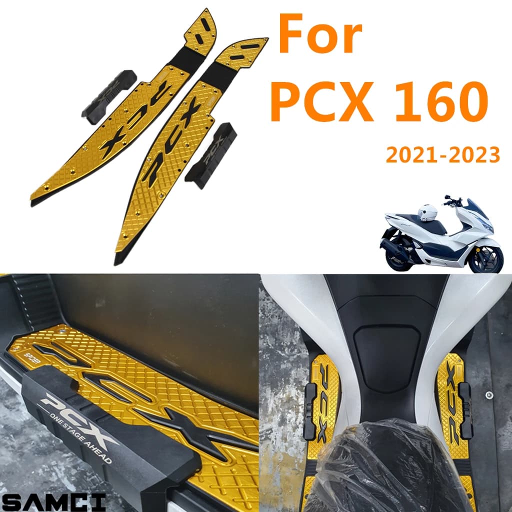 Per PCX160 HONDA pcx160 pedane moto pedale in lega di alluminio modificato poggiapiedi antiscivolo per Pcx 160 2021 2022 2023