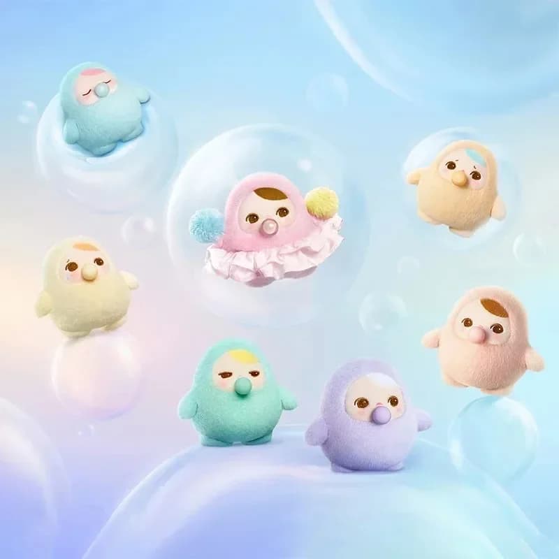 POP MART PUCKY BEANIE BUBBLE UP SERIES-Peluche Ciondolo Cieco Scatola Giocattoli Anime Action Figure Modello Regalo Sorpresa Scatola Mistero Bambole