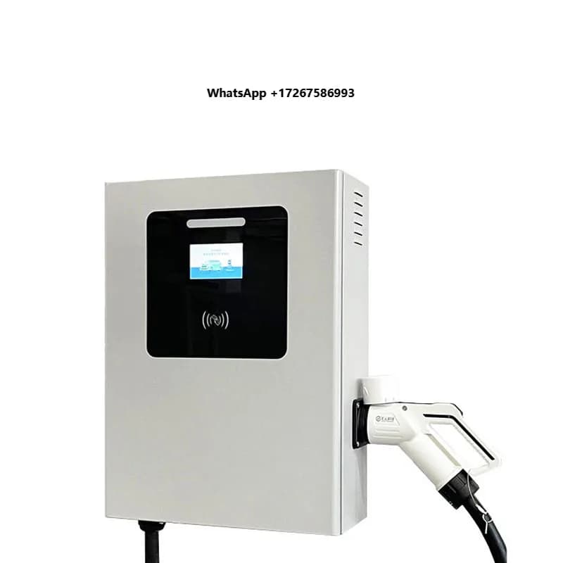 Stazione di Ricarica Rapida di Livello 3 a Parete, Caricatore EV DC da 7kW CCS2 Combo 2 per Veicoli Elettrici Europei