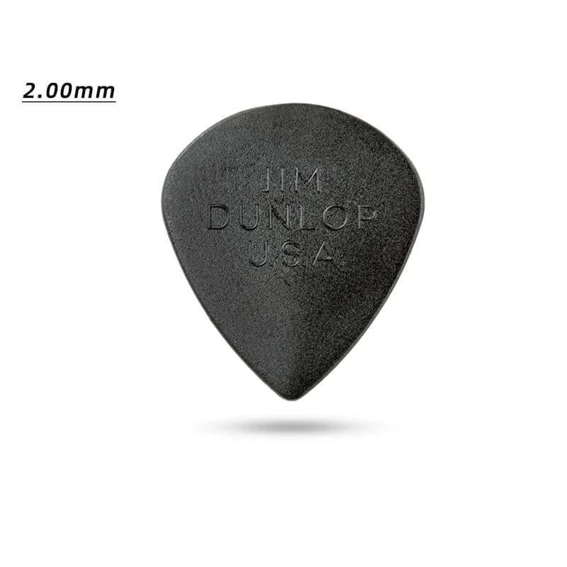 Dunlop Pick. 427R 2.0 Classic JAZZ 3 ULTEX materiale plettri per chitarra acustica/elettrica resistenti all'usura e resistenti all'usura. Spessore: 2.00mm.