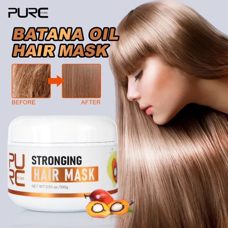 PURC Hair mask Batana oil Levigante Raddrizz Repair Bad hair Anti-Crespo Nutrition Hair treatment Hair care products