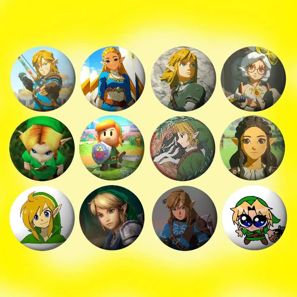 Custom Metal Spill The Legend Of Zelda - Milk Badge with Soft Button, Jewelry Accessory, Hat, Bag, Turned