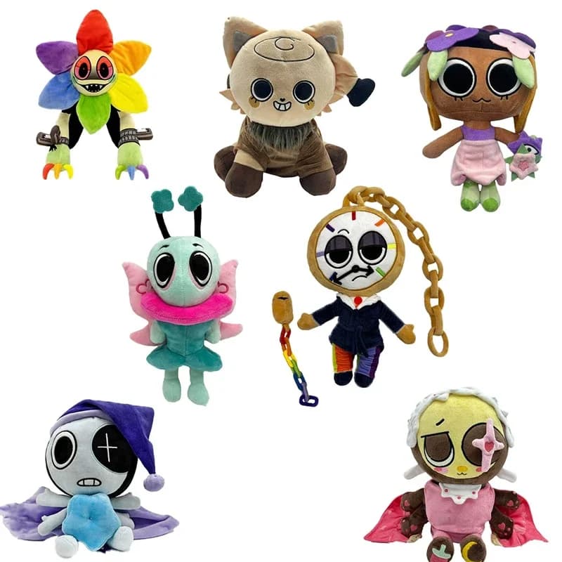 New 45 Styles Cute World Ragdoll Filled Horror Game Small Stone Plush Toy Soft Pillow Doll Gift