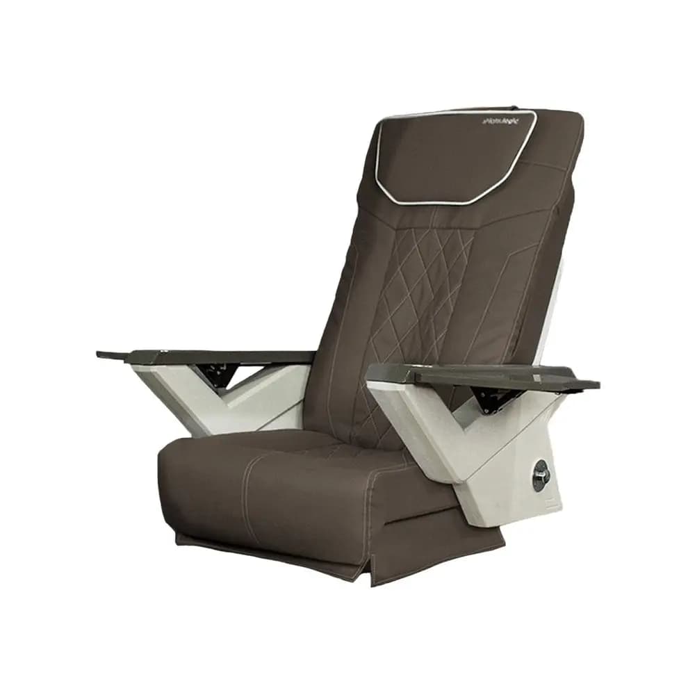 Shiatsulogic Pedicure Chair Cushion Cover Set Chocolate, FX Vibration Massage Chair Cover, Nail Salon Pedicure Equipment and Fu