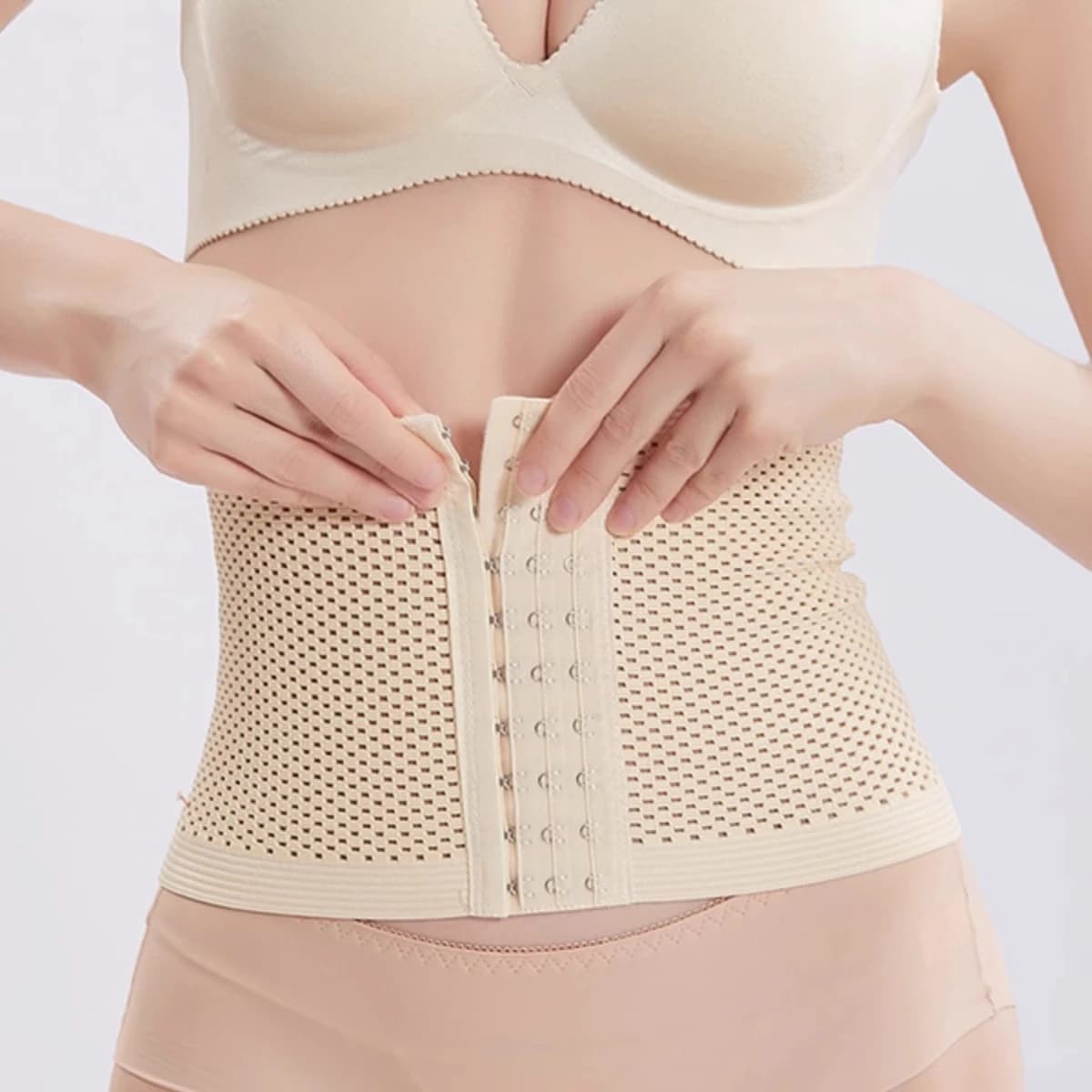 Cintura per la pancia Vita dopo il parto Donna Cintura in vita sottile Cintura addominale Shapewear Vita Trainer Corsetto Chiusura con gancio Pancia dimagrante
