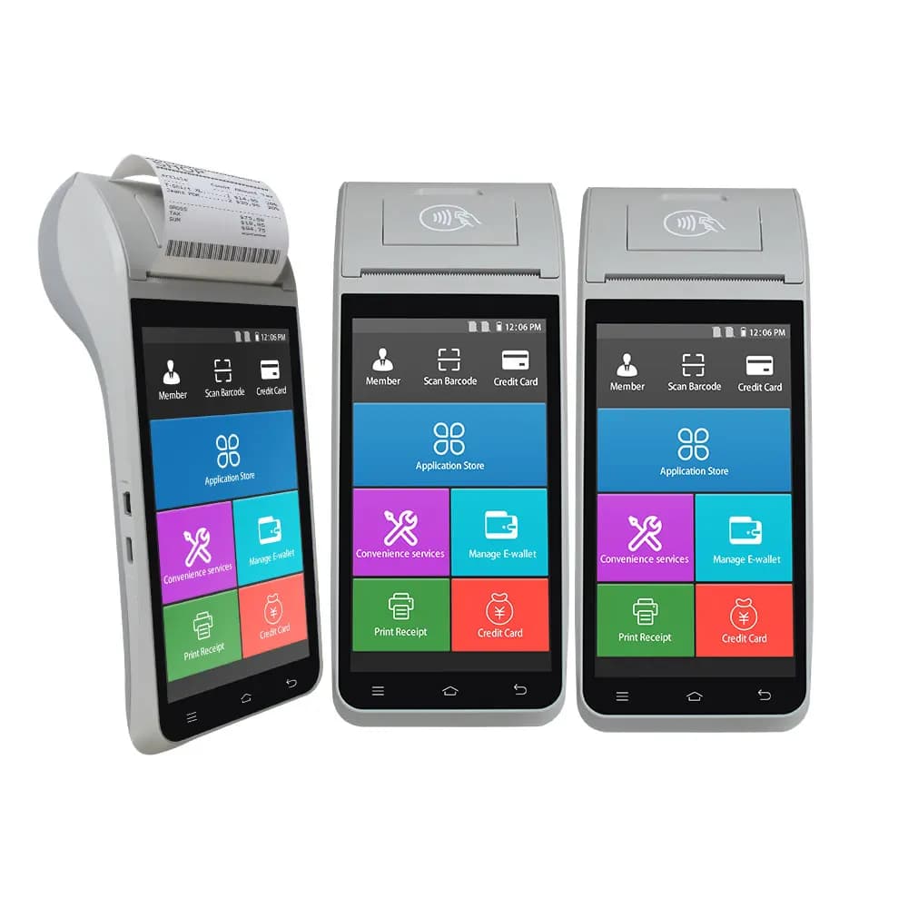 Terminale POS gestito Android Z91 Sistema POS tutto in uno con lettore di schede NFC/stampante/touch screen