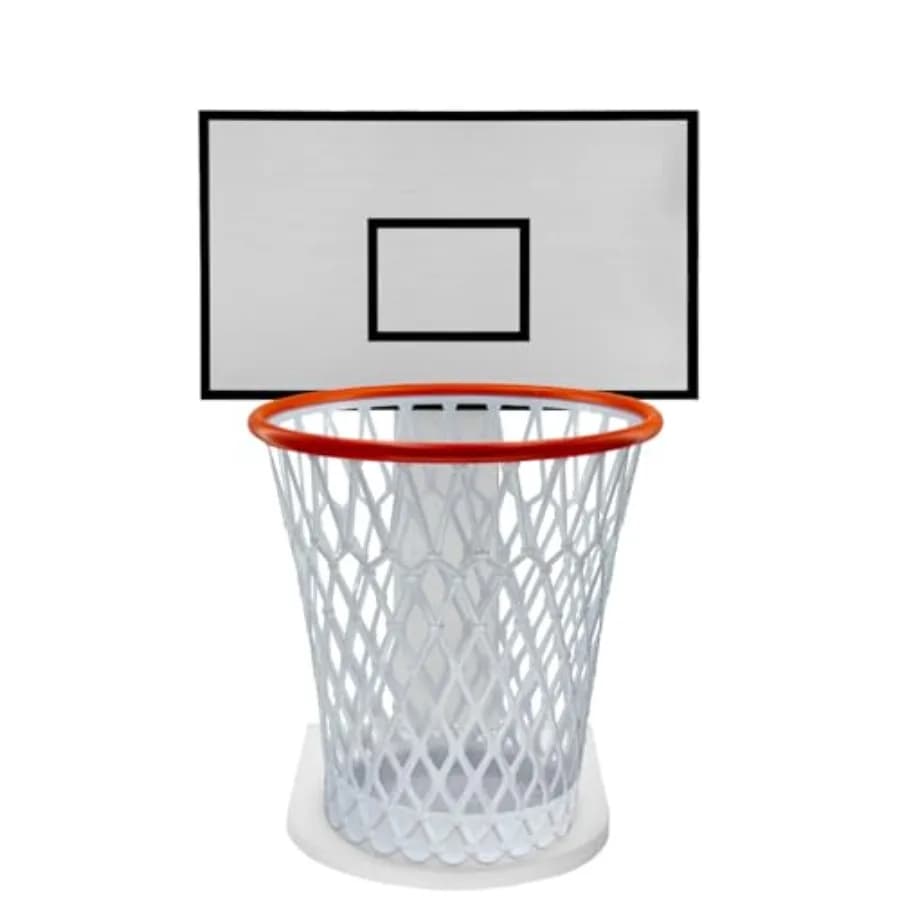 Set Cestino da Basket con Pattumiera, Include 1 Pattumiera a Forma di Pallone da Basket, Cestino per la Spazzatura per la Decorazione della Stanza dei Ragazzi - Regalo di Natale per