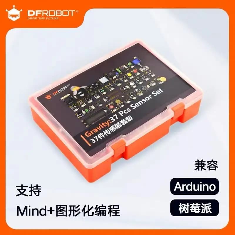 DFRobot Gravity: pacchetto kit sensore da 37 pezzi compatibile con Arduino Raspberry Pi Support Mind+