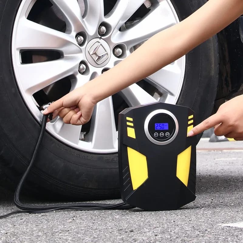 Gonfiatore digitale per pneumatici DC 12 Volt Pompa d'aria portatile per auto 150 PSI Compressore d'aria per auto per auto Moto Biciclette