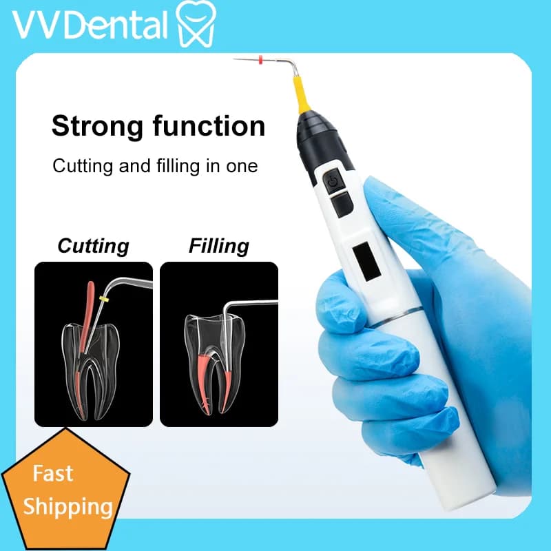 NUOVO Sistema di Otturazione Endodontica Dentale SY-FILL con Penna Riscaldante Wireless e Manipolo per Dentisti, Strumento di Riempimento 3D con Punta Riscaldante