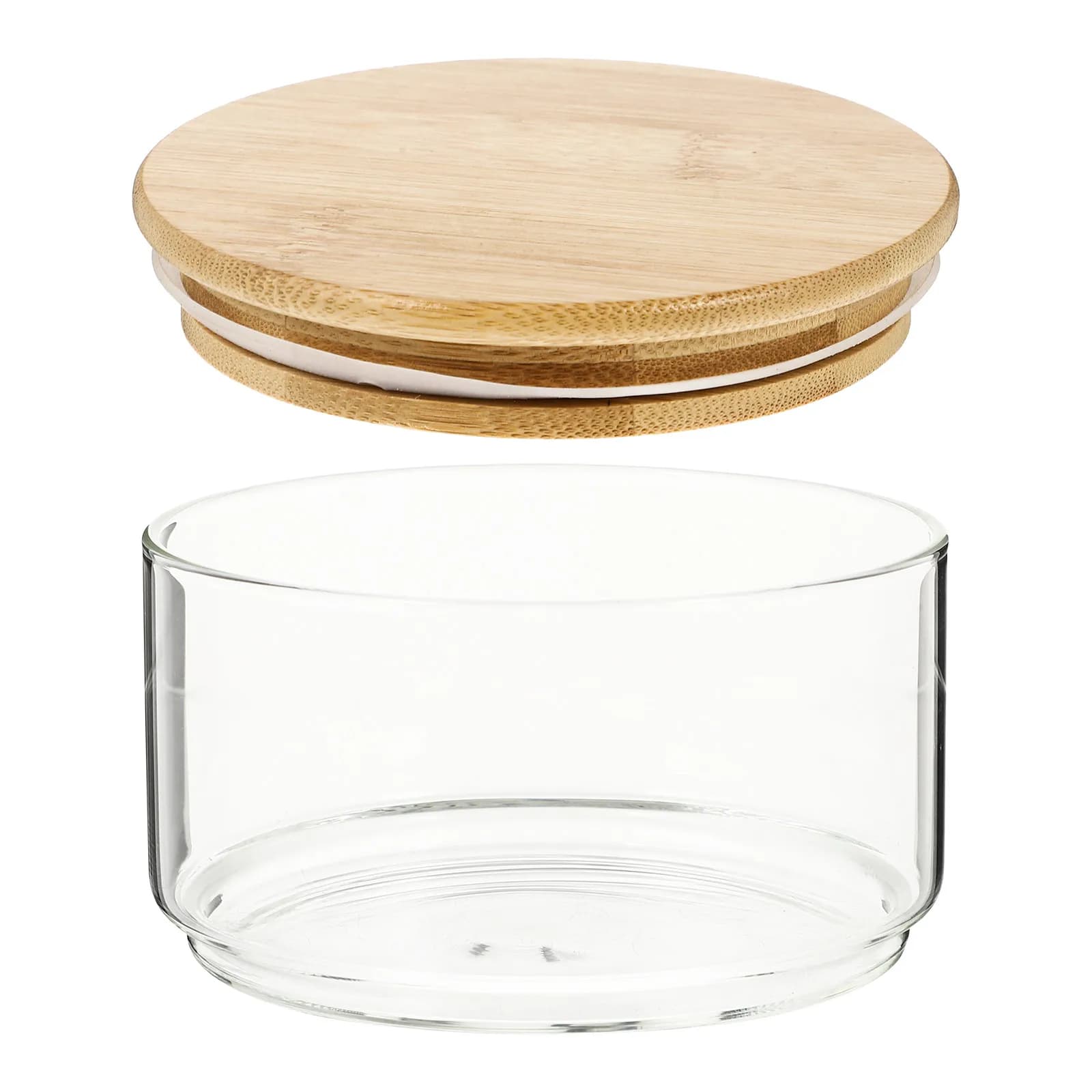 Premium Glass Storage Jar with Airtight Gasket Lid for Kitchen Home Restaurant Spice Candy Nuts Snacks Cereal Seasoning Fresh