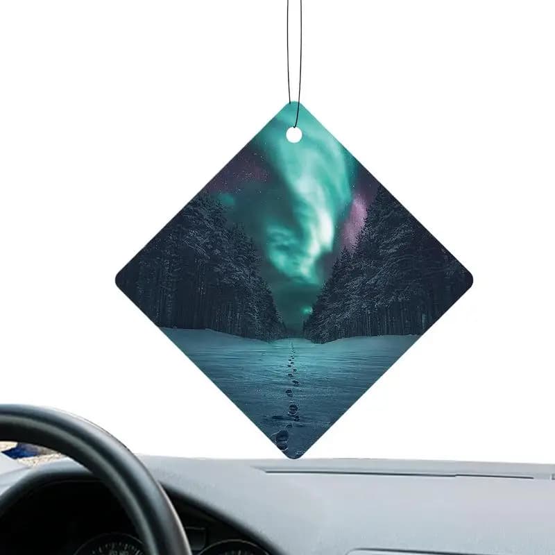 Perfume cards for rearview mirror Square scented cards Deodorants for cars Long-lasting perfumes Interior decorations car