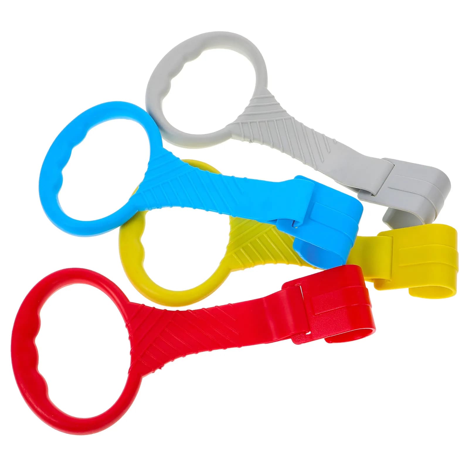 4 Pezzi Anelli di Supporto per Lettino Neonato, Anelli da Appendere per Culla, Anelli di Assistenza per la Deambulazione, Barre di Sicurezza per l'Allenamento della Ginnastica per Neonati e Bambini