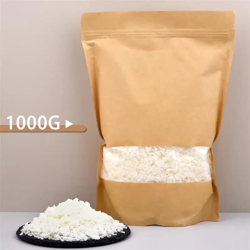 100/500g/1kg Pure Soy Wax Paraffin Material Pre-Soy Wax-Core Pigments Aromatherapy Pure Paraffin Wax DIY Handmade Candles Crafts