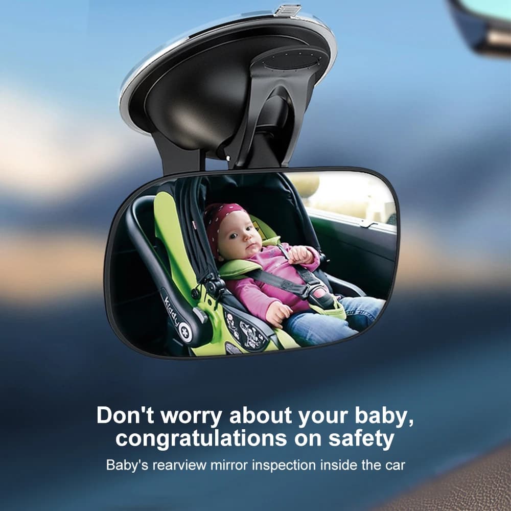 Specchietto di sicurezza per sedile posteriore interno dell'auto per Monitor per bambini specchietto retrovisore regolabile accessori per auto rotazione di 360 gradi