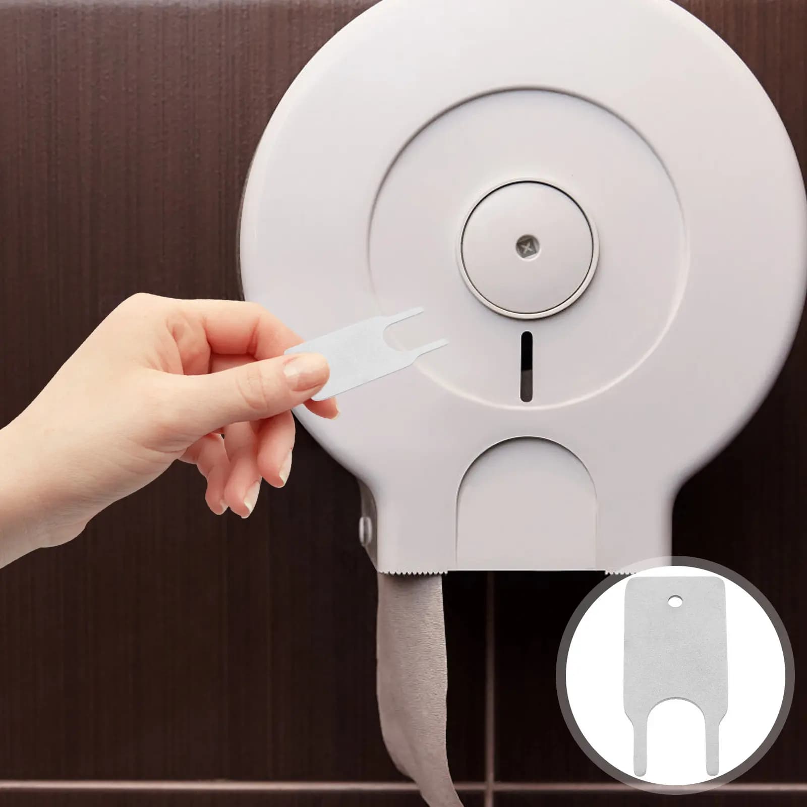 Chiavi di ricambio in metallo per dispenser di carta igienica e porta salviette, per serrature di dispenser di fazzoletti commerciali da ufficio