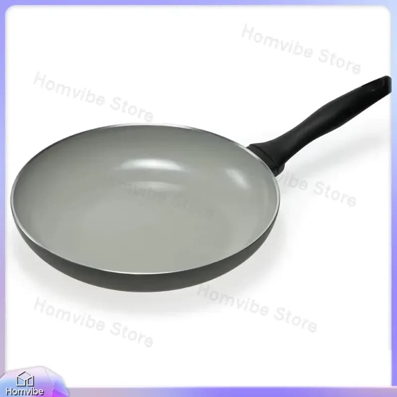 Nonstick Frying Pan 32cm Heavy Duty Stainless Steel Cookware Set Kitchen Utensils Induction Compatible Flat Bottom Pan for