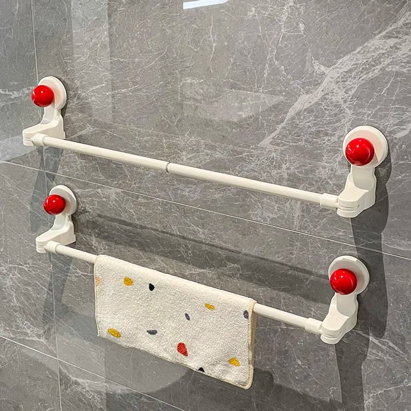 Portasciugamani Riscaldato da Parete in Acciaio Inox, Moderno Organizzatore Salvaspazio per Bagno, Antiruggine, Nero
