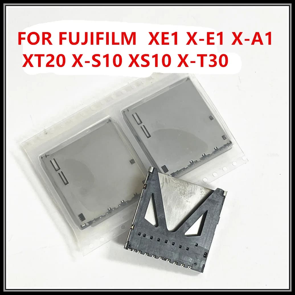 NUOVO Per FUJI Fujifilm XE1 X-E1 X-A1 XT20 X-S10 XS10 X-T30 Lettore di Schede di Memoria SD Connettore Slot Holder Sostituzione Della Fotocamera