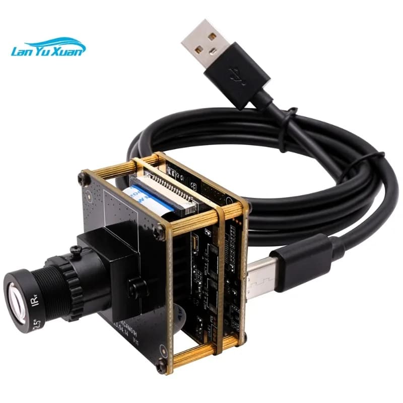 Obiettivo con messa a fuoco lunga 16 25mm 4K 30fps HD MI Webcam Zoom digitale USB Plug Play PC per sport in movimento lontano e veloce
