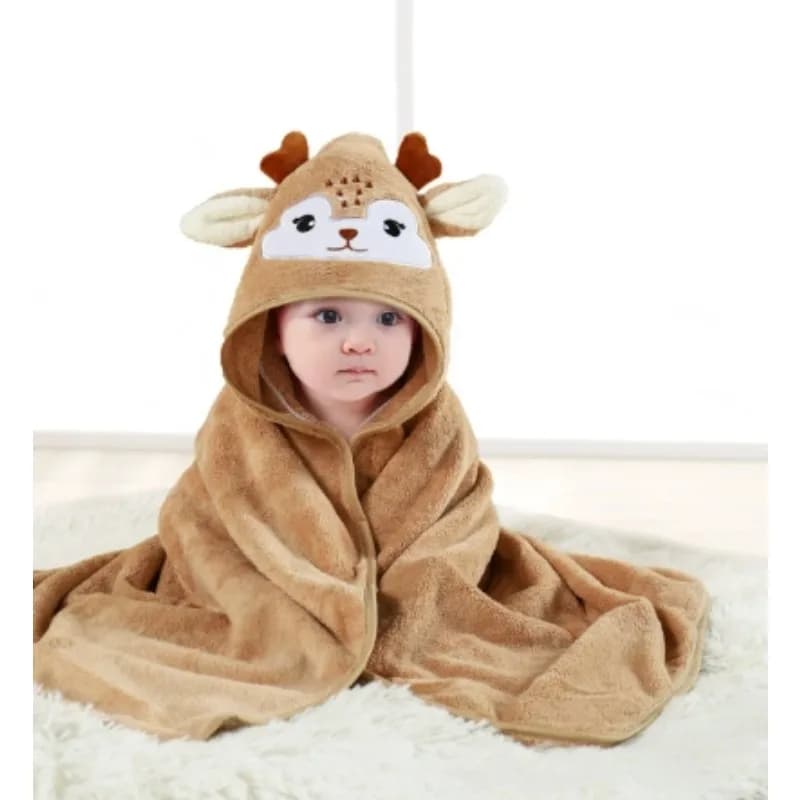 Accappatoio da bagno Asciugamano per neonato Ragazzo Ragazza Coperte Swaddle con cappuccio Cartoon Coral Fleece Asciugamano Coperta Neonato Biancheria da letto per bambini