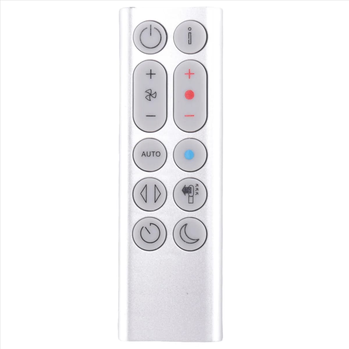 ABQR Telecomando sostitutivo adatto per HP04 HP05 HP07 Purificatore d'aria Ventilatore senza foglie Telecomando Argento