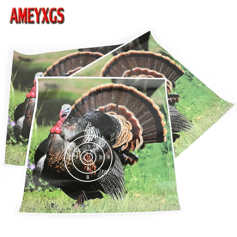 5/10/20 pz turchia carte bersaglio 40x40cm tiro bersagli animali arco freccia freccette imbracature catapulta sport all'aria aperta tiro con l'arco caccia