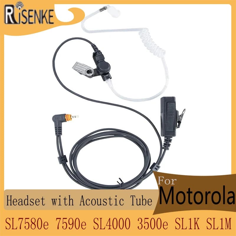 Auricolare TLK100 per Motorola, auricolare walkie-talkie, SL300 SL7550, SL7580e, SL7590, 7590e, SL4000, SL3500, 3500e, SL1K, SL1M