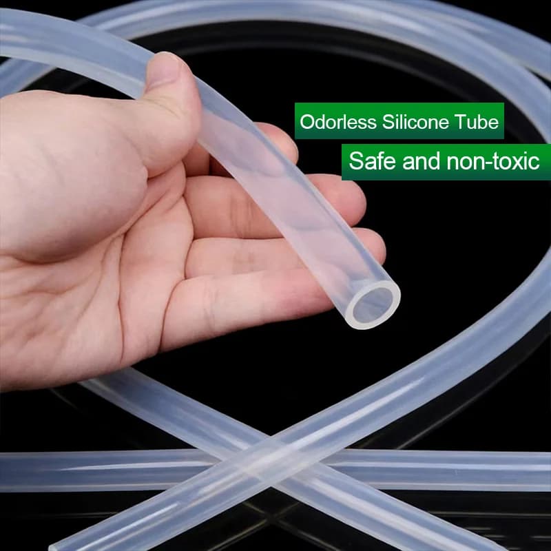 1-10 meters transparent silicone tube, drinking water pipe, inner diameter 0.5/0.8-30/32/38 mm, flexible rubber hose for garden, soft hose for aquarium.