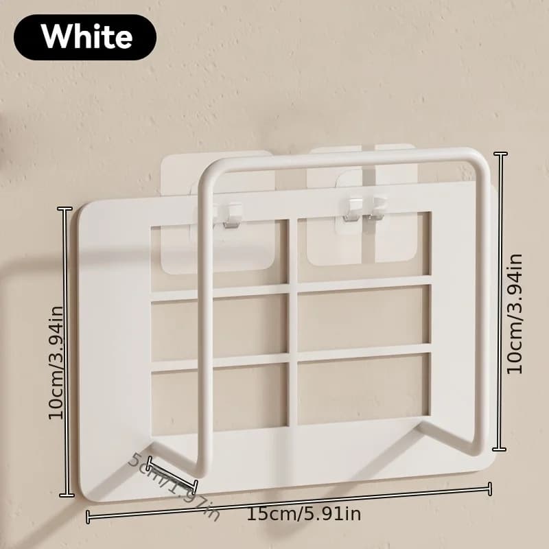 Non perforated router bracket wall mounted set-top box storage rack living room wall bracket WiFi router shelf storage rack