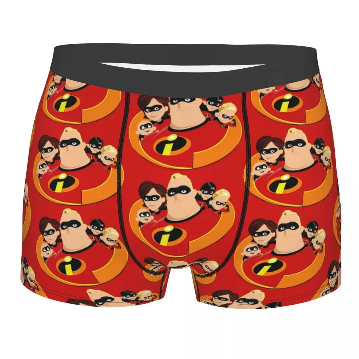 Intimo personalizzato The Incredibles Movie per uomo, boxer elasticizzati, pantaloncini, mutandine morbide per uomo