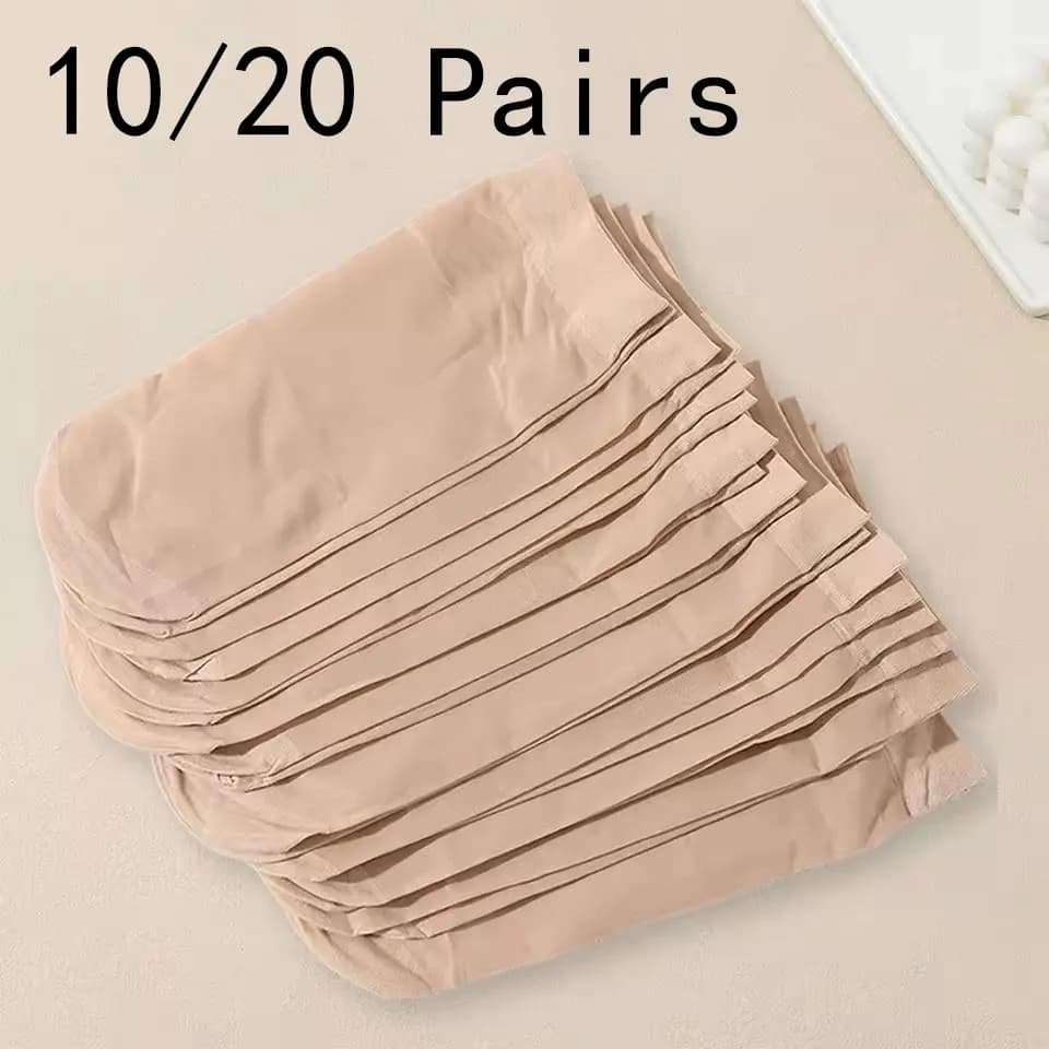 10/20 paia di calzini da donna in tinta unita estivi, leggeri, delicati sulla pelle, versatili, alla moda, comodi calzini di media lunghezza