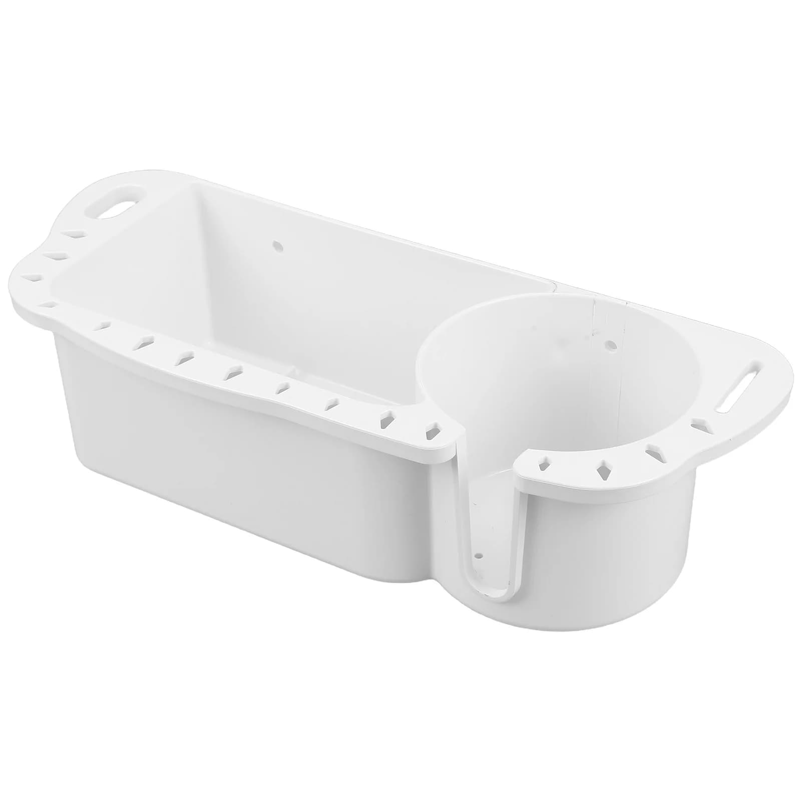 Sea fishing box Multifunctional organizer Compact design for housing for equipment for boats, yachts, campers, with partition