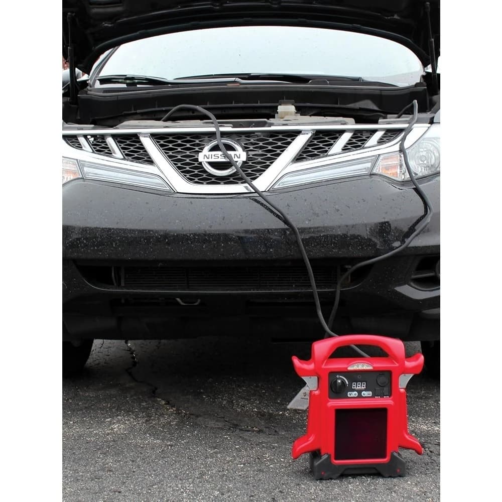 Avviatore di Emergenza Portatile per Auto 12V con Cavi di Alimentazione e Batteria da 1700 Amp di Picco