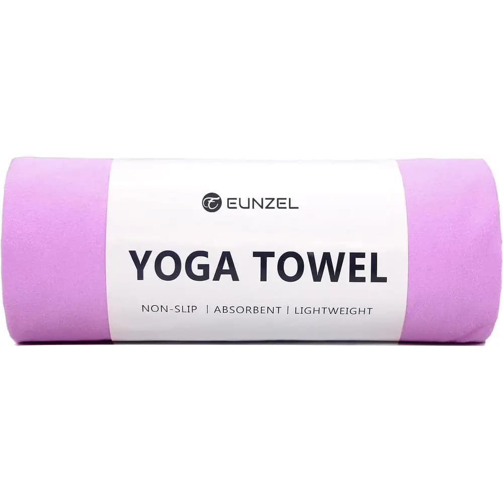 Telo in microfibra antiscivolo e assorbente per tappetino yoga, ideale per Hot Yoga, Pilates e allenamenti - 72 x 26.5