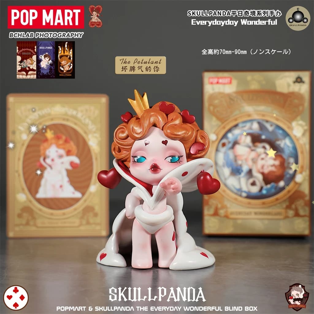POP MART Skullpanda Everyday Wonderland Series Blind Box Toys Kawaii Anime Action Figure Surprise Mystery Box Dolls Girls Gift