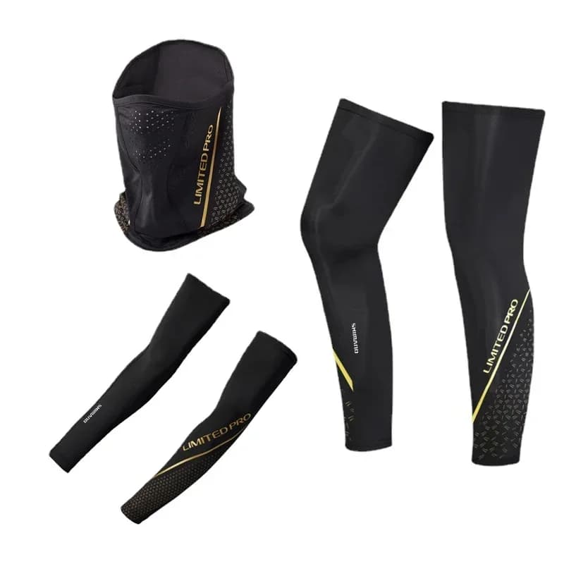 New Summer Ice Silk Bandana comodo Set di gambe da pesca protezione solare manicotto del braccio Set di copertura per le gambe attrezzatura da ciclismo fresca