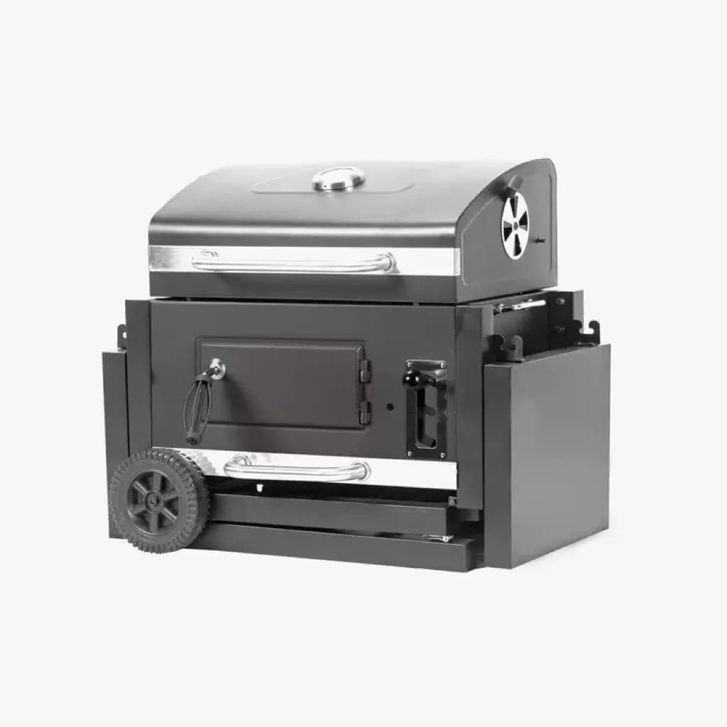 Popular portable folding charcoal barbecue, outdoor patio barbecue stove without smoke for home and camping
