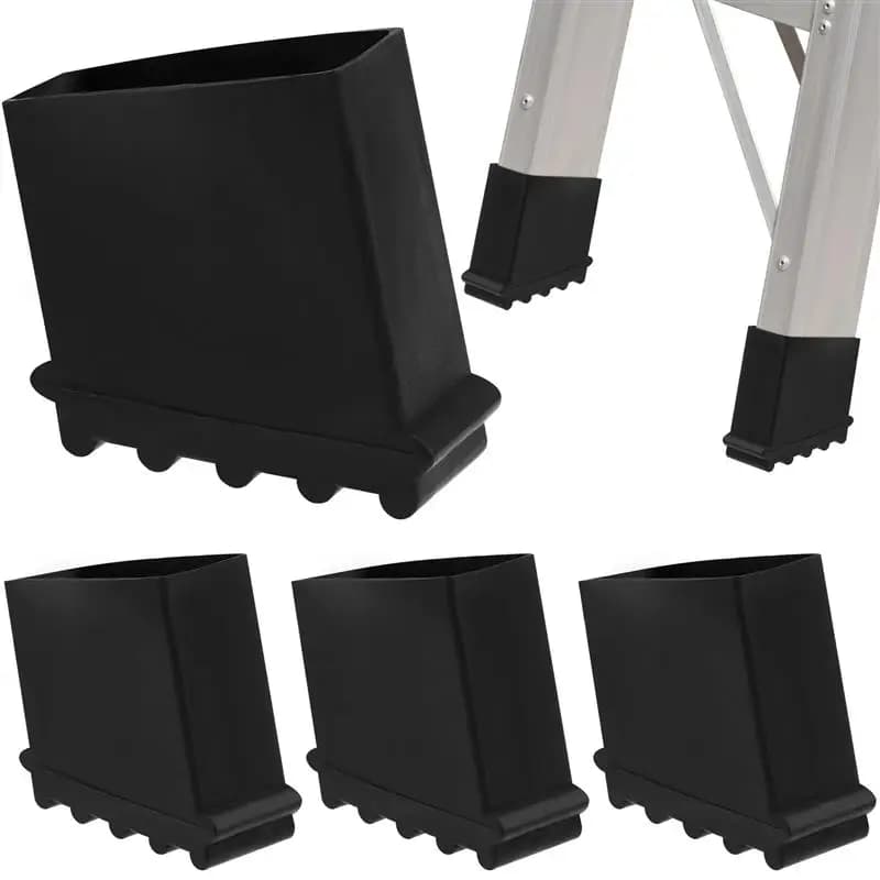 4 pezzi piedini per scaletta coperture piedini per scaletta antiscivolo pad in gomma tappetino per mobili versatile gamba della scala proteggere la copertura antiscivolo strumento per la casa
