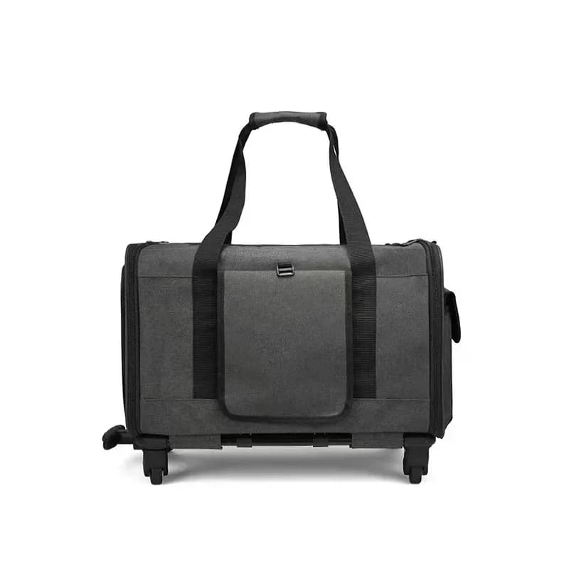 Per valigia trolley portatile extra large per animali domestici, valigia trolley per cani staccabile, borsa da viaggio per gatti Borsa grande pieghevole per animali domestici