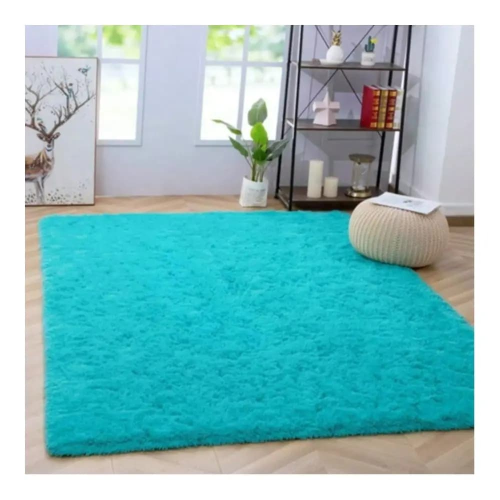 Tappeto per soggiorno, tappeto ultra morbido per soggiorno, tappeto soffice per camera da letto, tappeto moderno in peluche per l'arredamento della casa, morbido