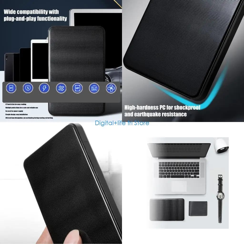 E06D Hard Disk Box USB3.0 Hard Disk Case 2.5inch HDD External Enclosure Hard Drive Disk Box External HDD Case for PC