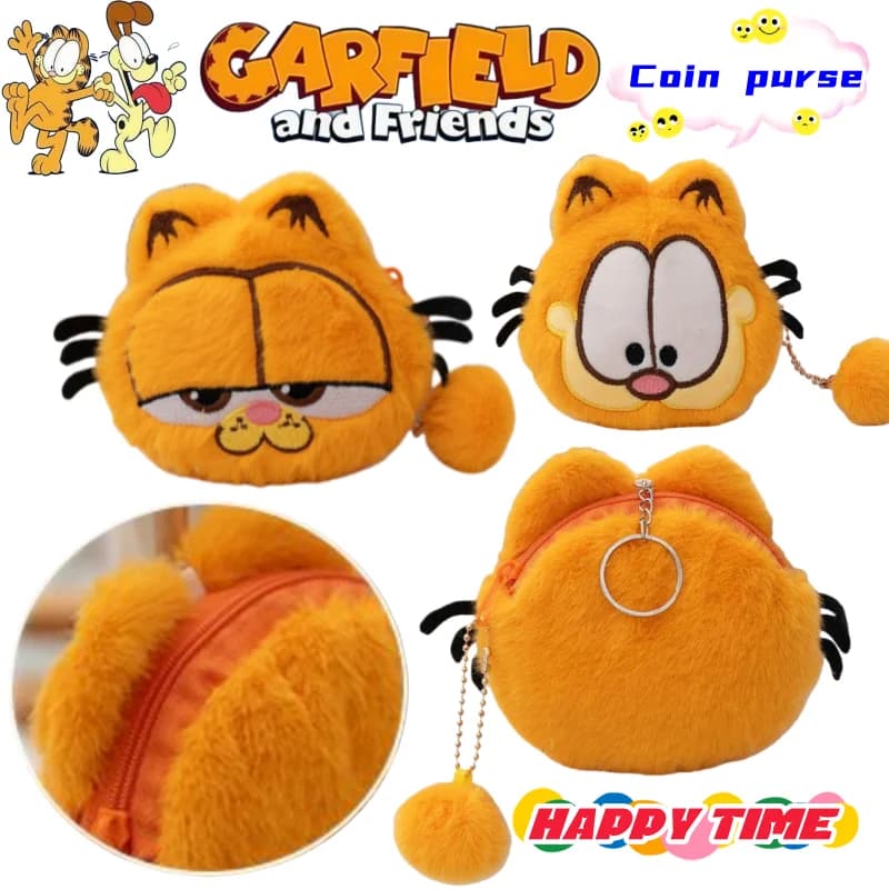 Portamonete e Portachiavi Ornamentali Bimodali a Forma di Personaggi di Garfield, Odie, Jon, Abackel, Pooky - Accessori Carini, Regalo Squisito, Vendita all'Ingrosso