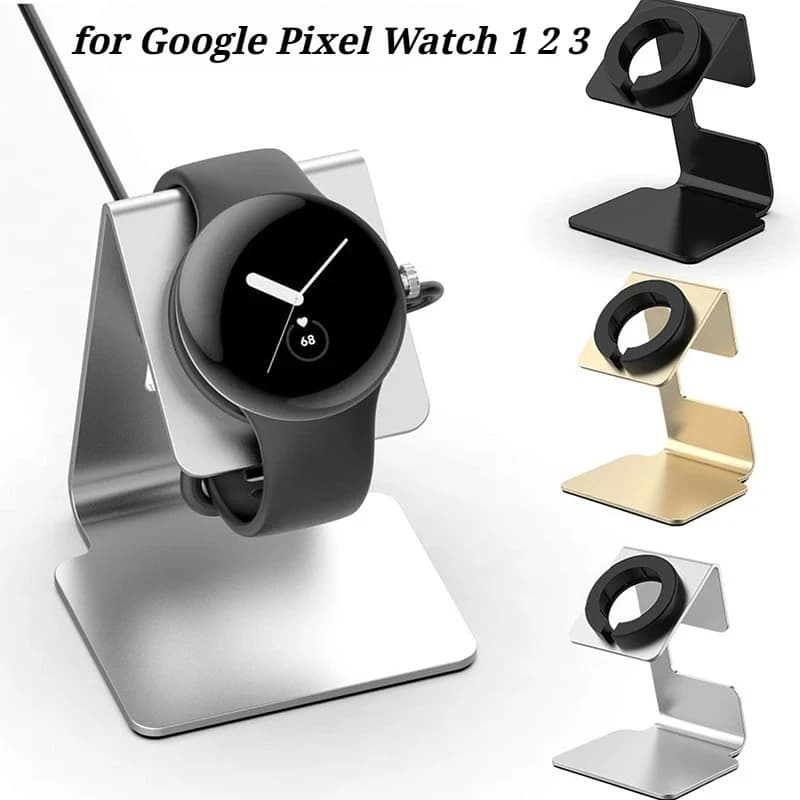 Base di ricarica per Google Pixel Watch 1/2/3, stazione di ricarica, supporto per smartwatch, accessorio per Pixel Watch 1 2 3